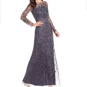 Adrianna Papell beaded gown